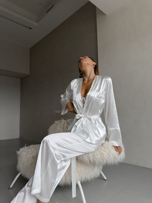 Elegance – Set Lounge in Raso di Lusso (2 pezzi)