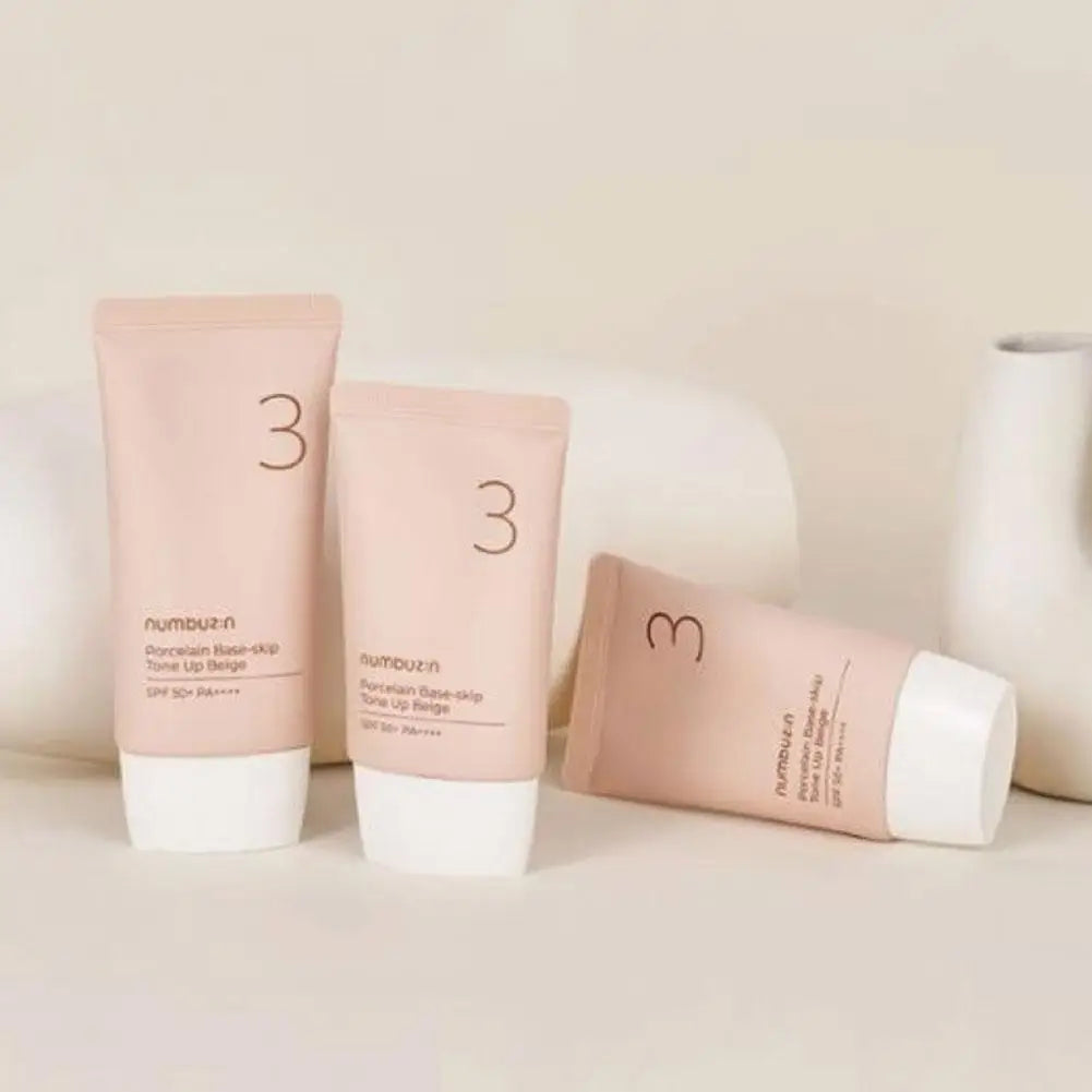 Numbuzin Number 3 Moisturizing Set - Tone-up Cream, Super Glowing