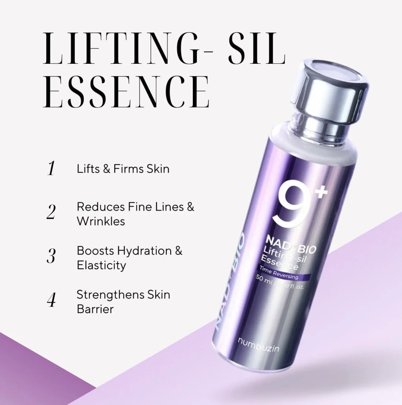 Numbuzin No.9+ Time-Reversing Skincare Set Lifting Essence Retinol Eye
